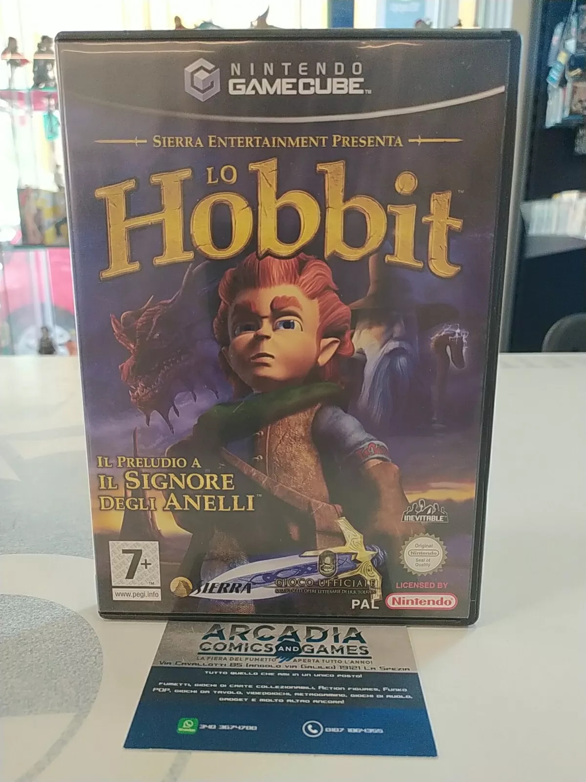 Lo Hobbit GameCube PAL Triangolo Blu